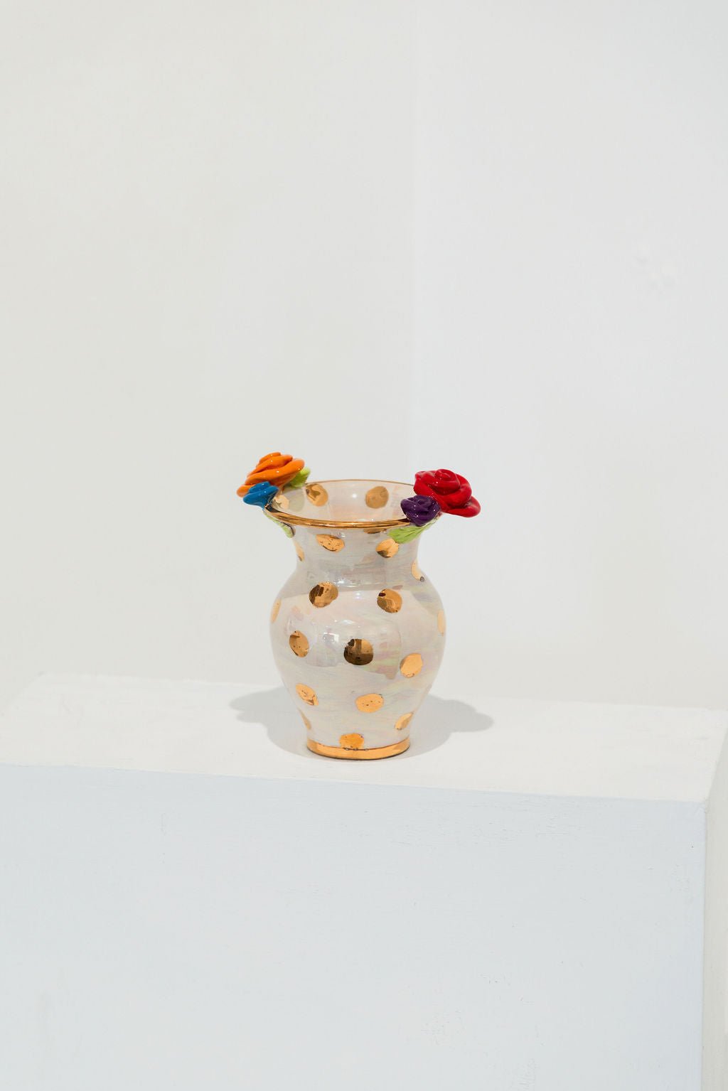 Small Stubby Vase (Polka) - Mary - Rose Young - Beside The Wave