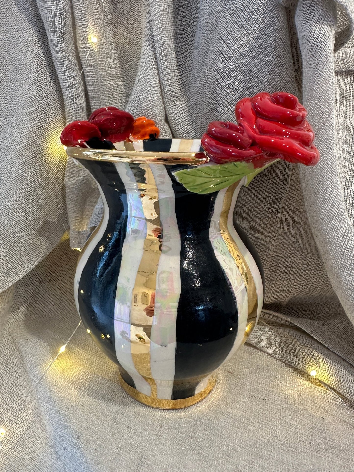 Small Stubby Vase (Rose) - Mary - Rose Young - Beside The Wave