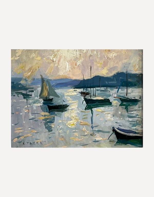 Soft Golden colours off Flushing Quay - Andrew Tozer - Beside The Wave