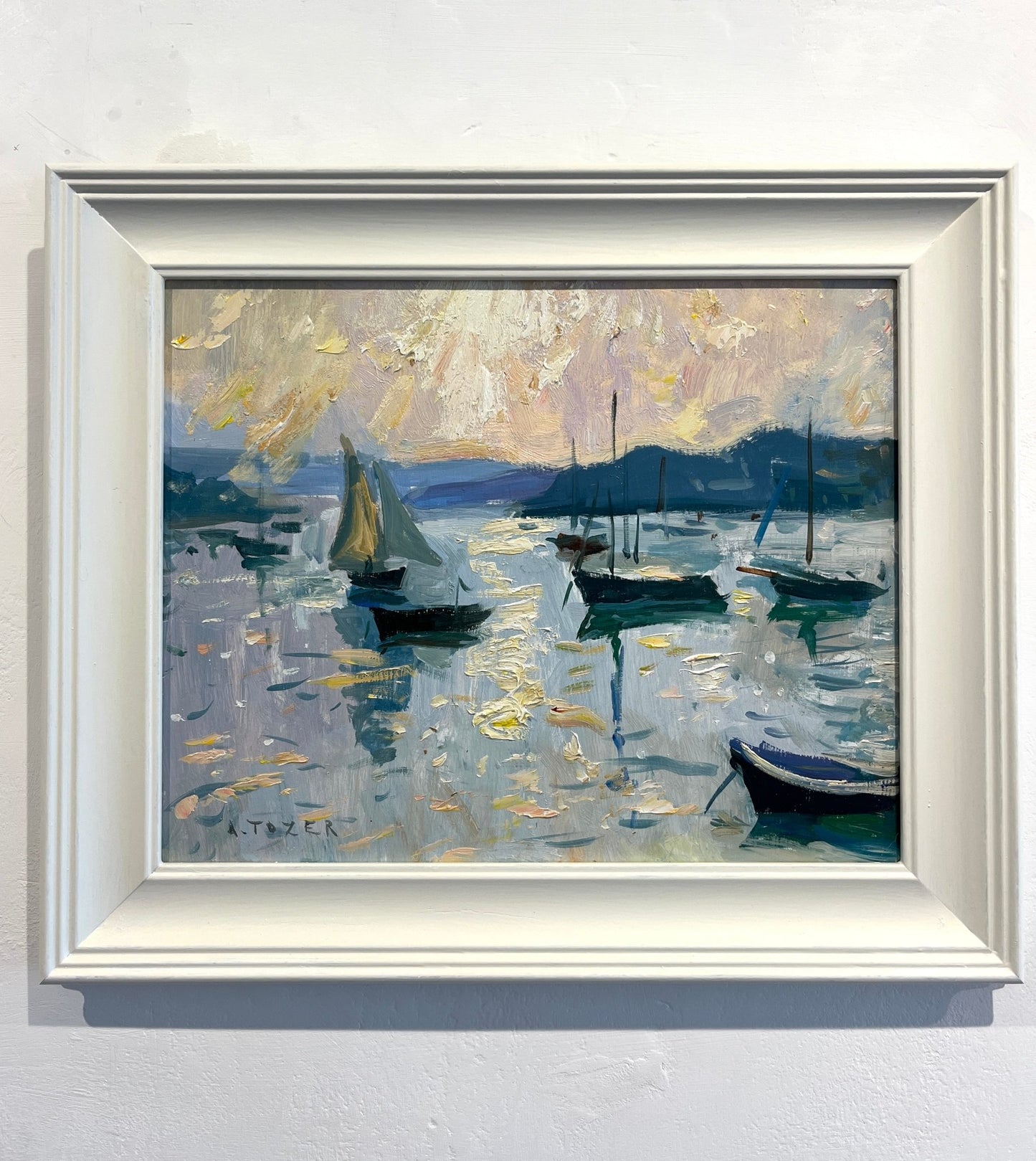 Soft Golden colours off Flushing Quay - Andrew Tozer - Beside The Wave