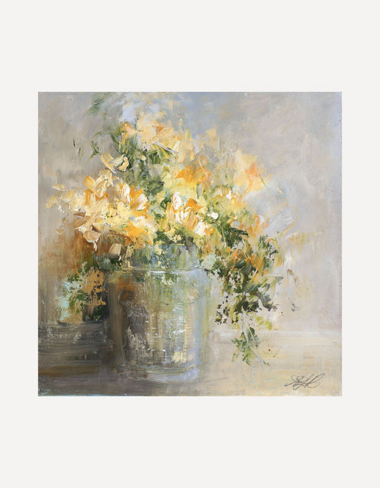 Spring Daffodils from the Studio Garden - Amanda Hoskin - Beside The Wave