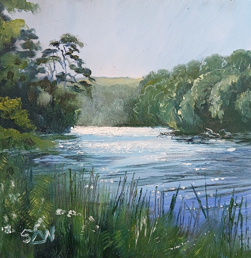 Spring Light Gillan Creek - Sarah Wimperis - Beside The Wave