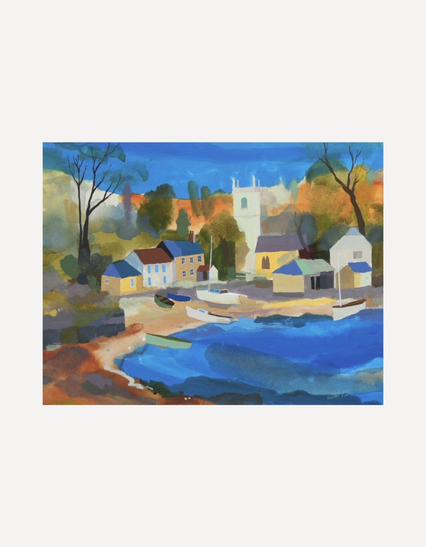 St. Anthony Church in the Sunshine - Richard Tuff - Beside The Wave
