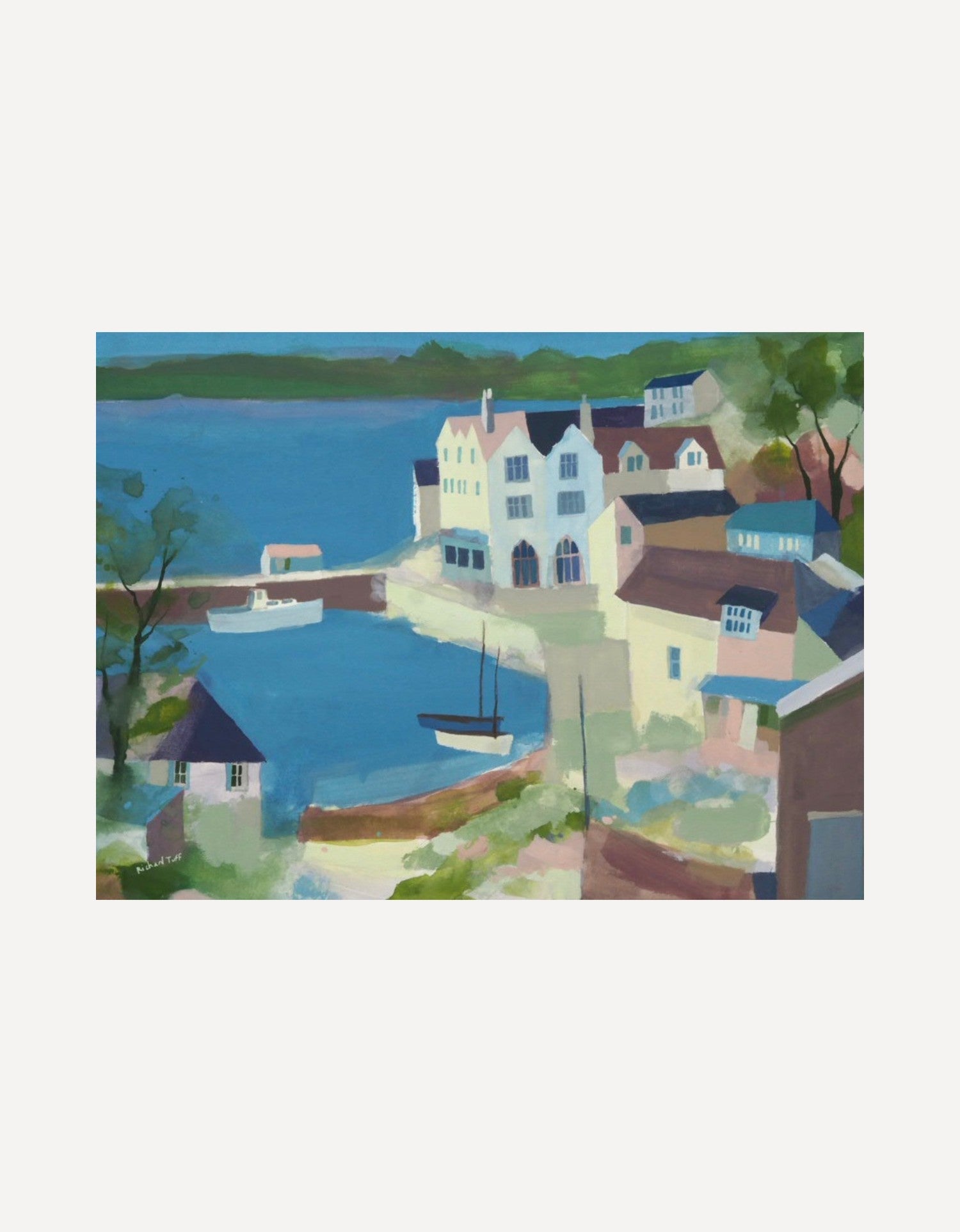 St Mawes from the Rising Sun-Richard Tuff-Beside The Wave