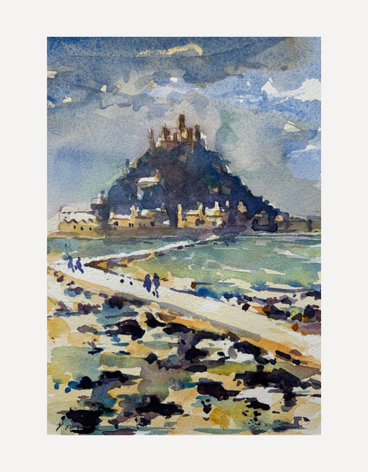 St Michaels Mount I-Peter Blodau-Beside The Wave