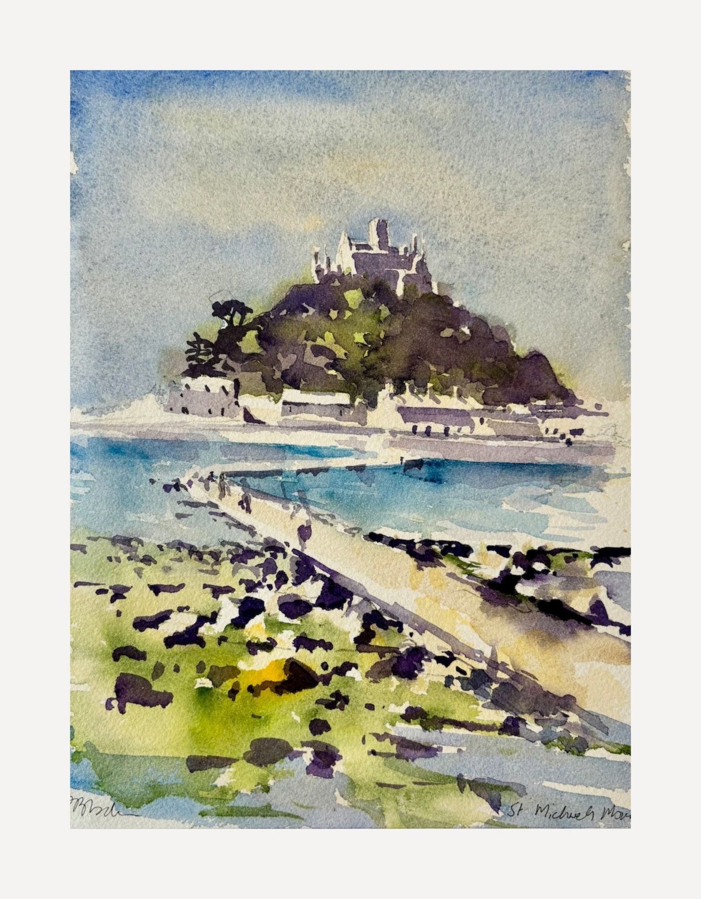 St Michaels Mount Midday Light - Peter Blodau - Beside The Wave