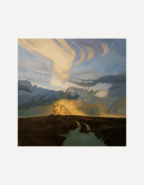 Standing on the moor as the heavens open - Hugo Jones - Beside The Wave