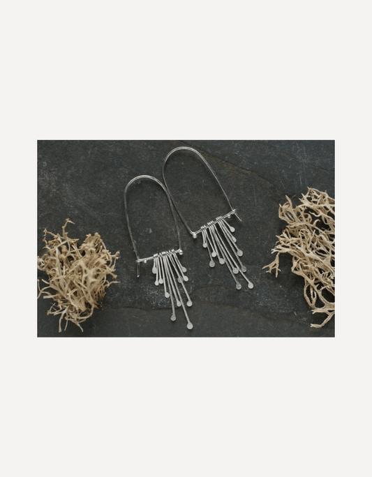 Statement Lichen earrings - Lucy Spink - Beside The Wave