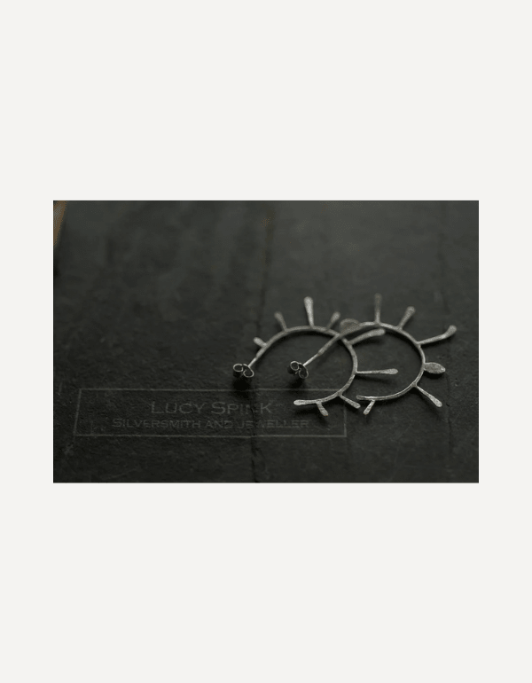 Statement Lichen hoops - Lucy Spink - Beside The Wave