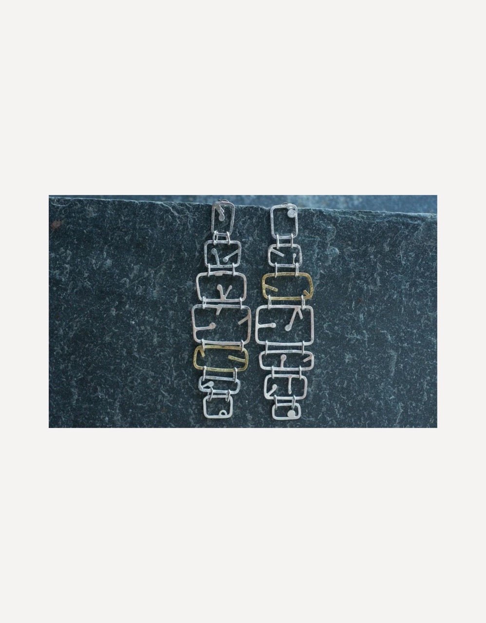 Statement Synthesis Earrings-Lucy Spink-Beside The Wave