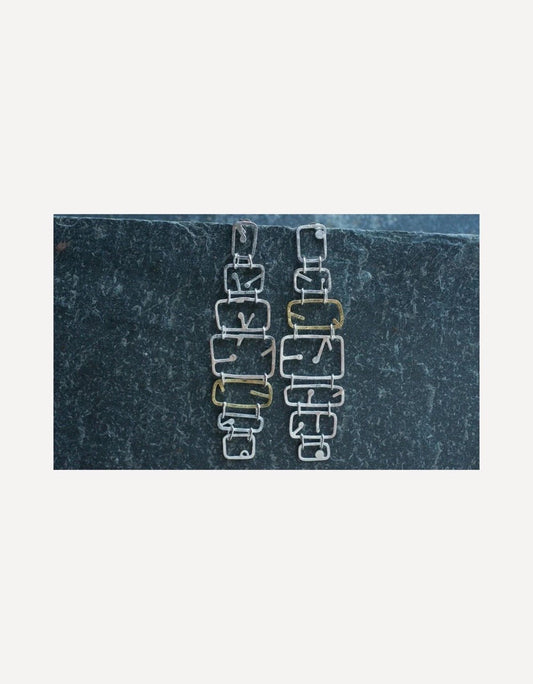 Statement Synthesis Earrings-Lucy Spink-Beside The Wave