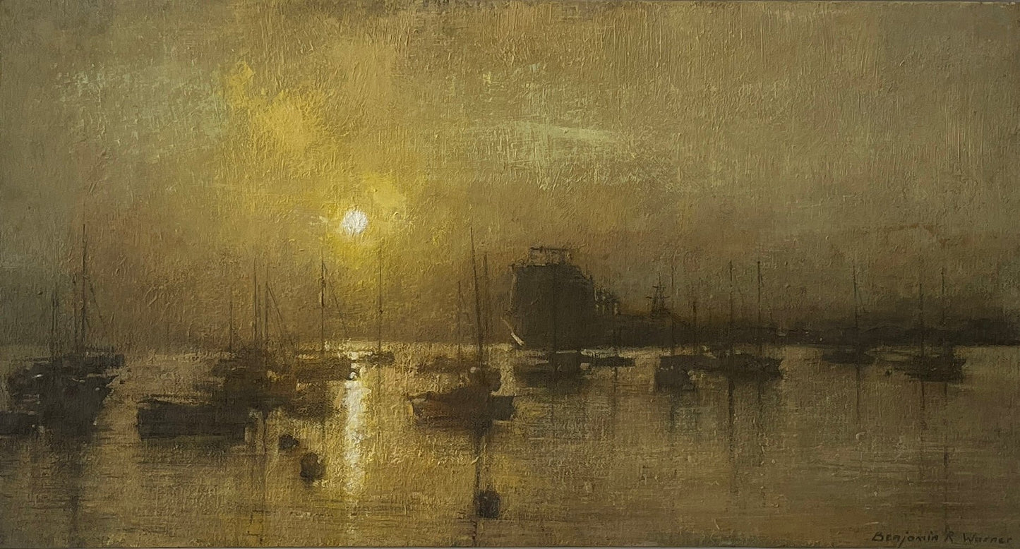 Still Morning, Falmouth Docks I-Benjamin Warner-Beside The Wave