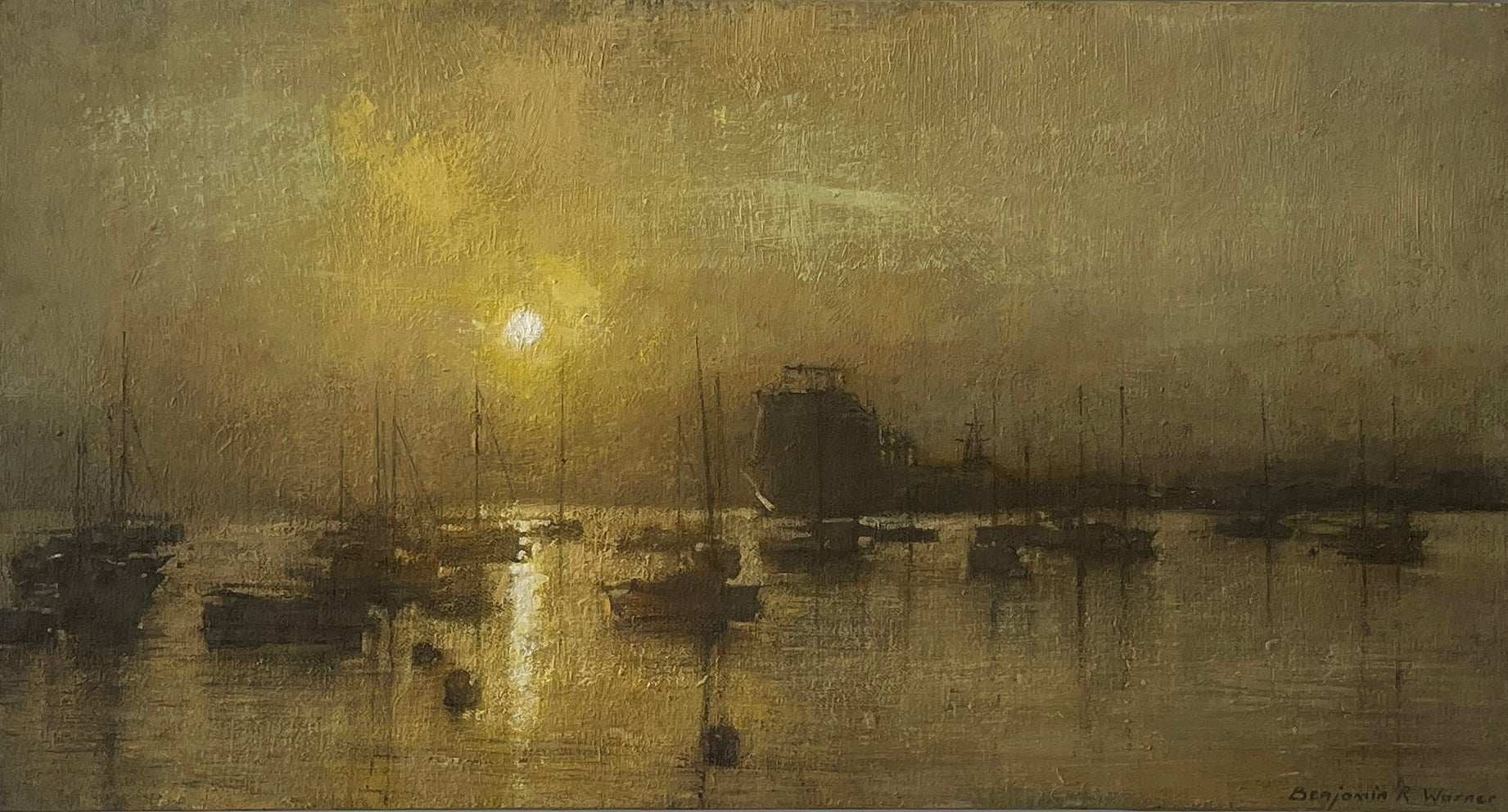 Still Morning, Falmouth Docks I-Benjamin Warner-Beside The Wave