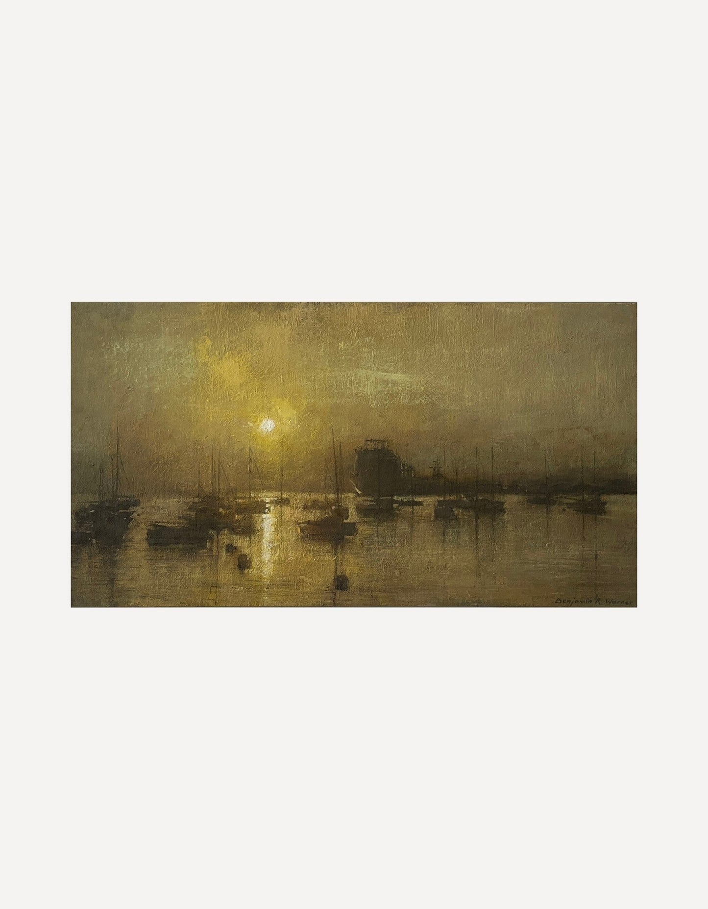 Still Morning, Falmouth Docks I-Benjamin Warner-Beside The Wave