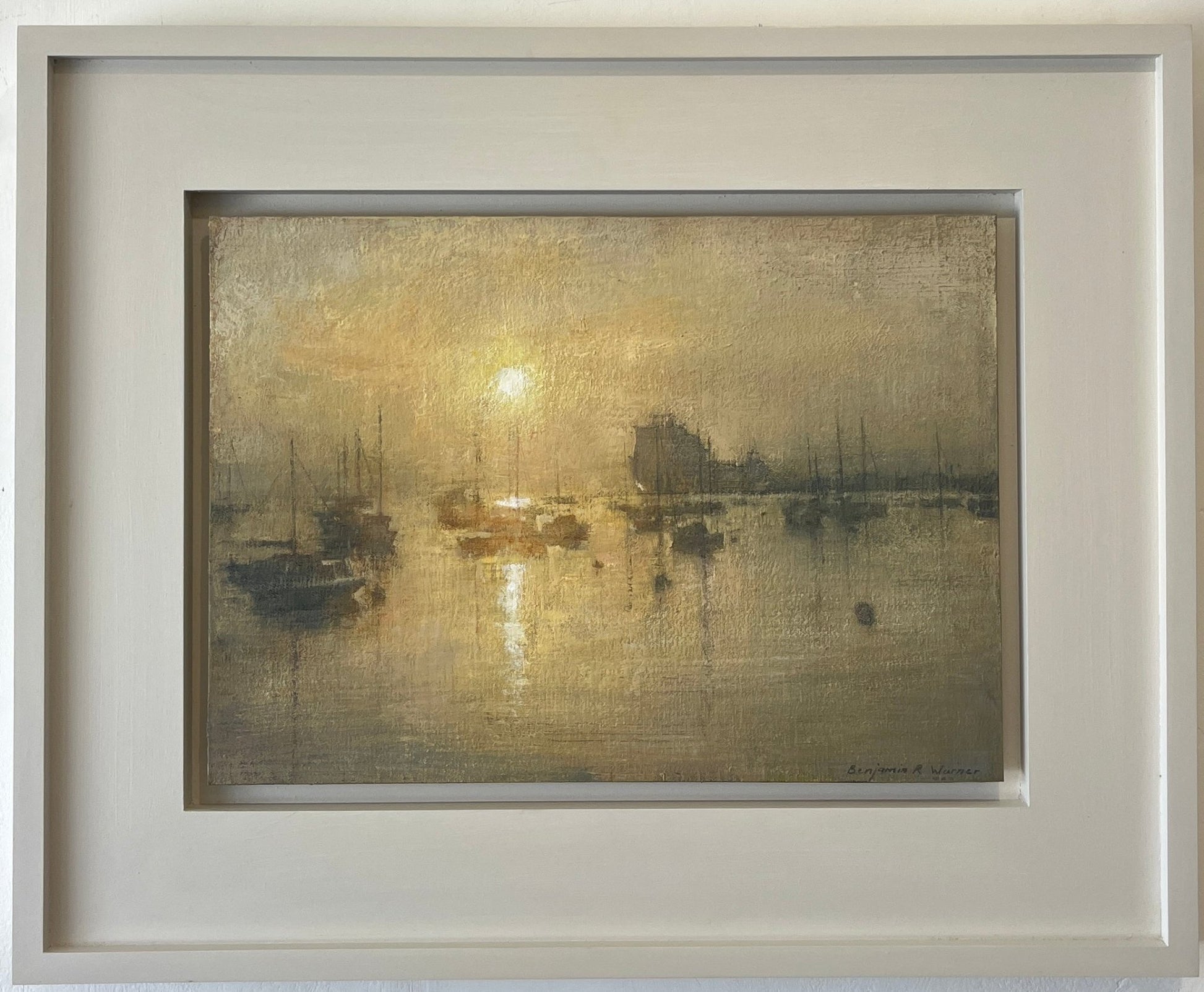 Still Morning, Falmouth Docks II-Benjamin Warner-Beside The Wave