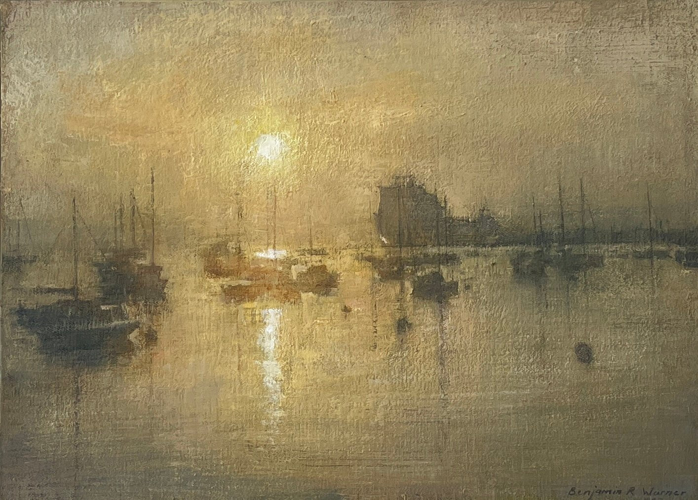 Still Morning, Falmouth Docks II-Benjamin Warner-Beside The Wave