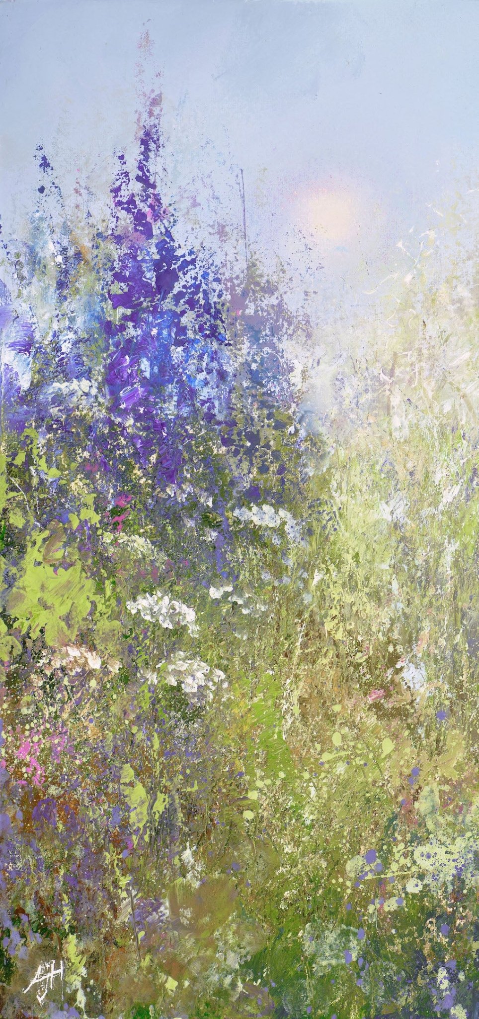Study of Bluebells - Amanda Hoskin - Beside The Wave
