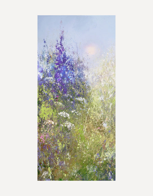 Study of Bluebells - Amanda Hoskin - Beside The Wave