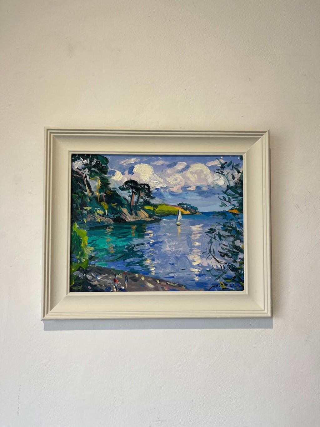 Summer Afternoon at Grebe Beach, Helford - Andrew Tozer - Beside The Wave