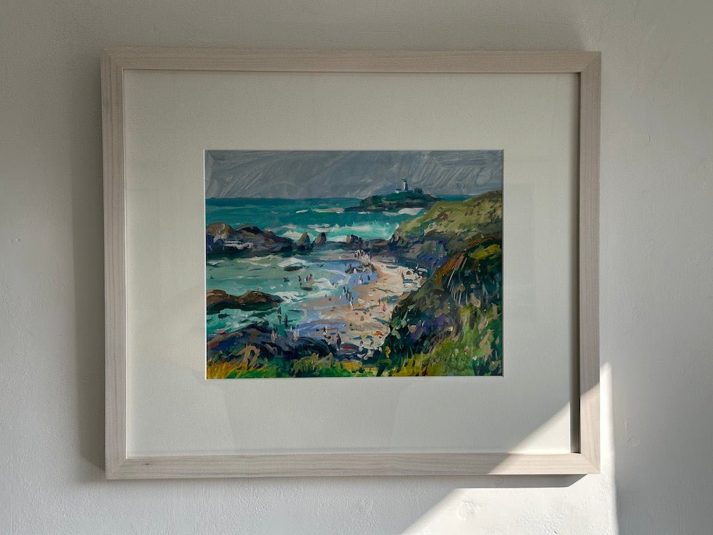 Summer Day Godrevy - Andrew Tozer - Beside The Wave