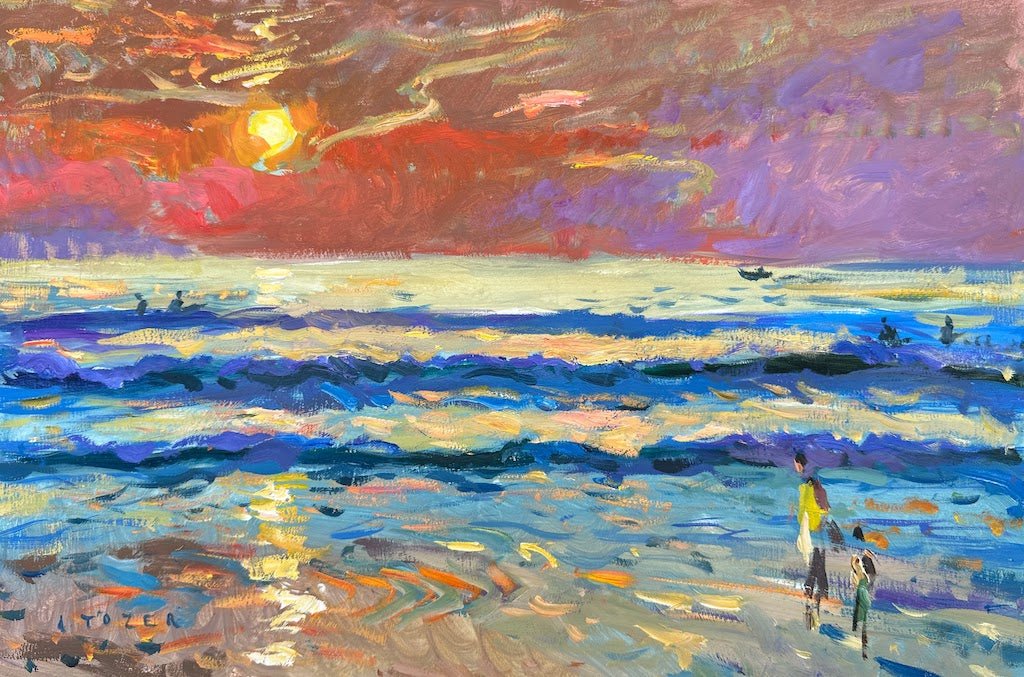 Summer Evening at Gwithian - Andrew Tozer - Beside The Wave