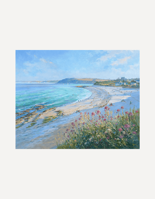 Summer Evening, Gyllyngvase Beach - Ted Dyer - Beside The Wave