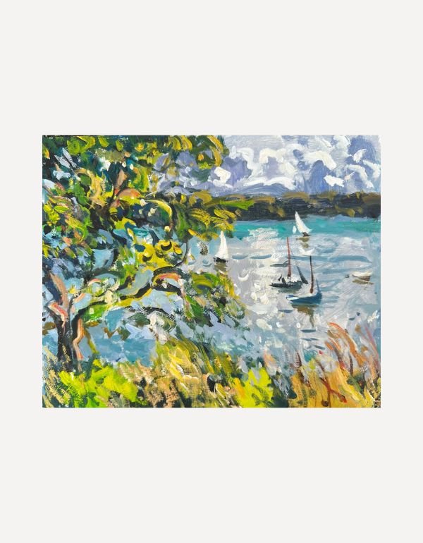 Summer Light Across the Helford - Andrew Tozer - Beside The Wave