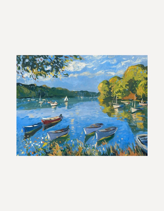 Summer Morning At Port Navas-Andrew Tozer-Beside The Wave