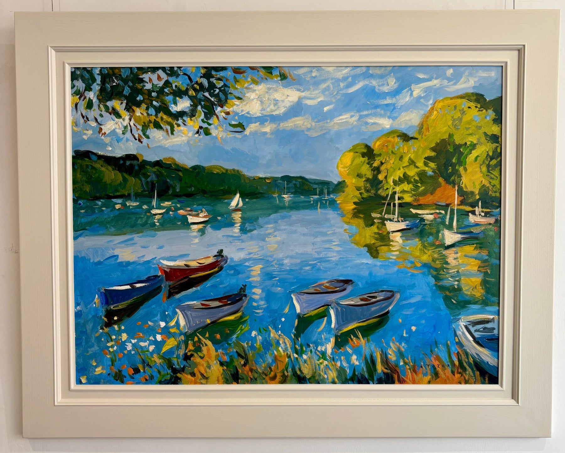 Summer Morning At Port Navas-Andrew Tozer-Beside The Wave