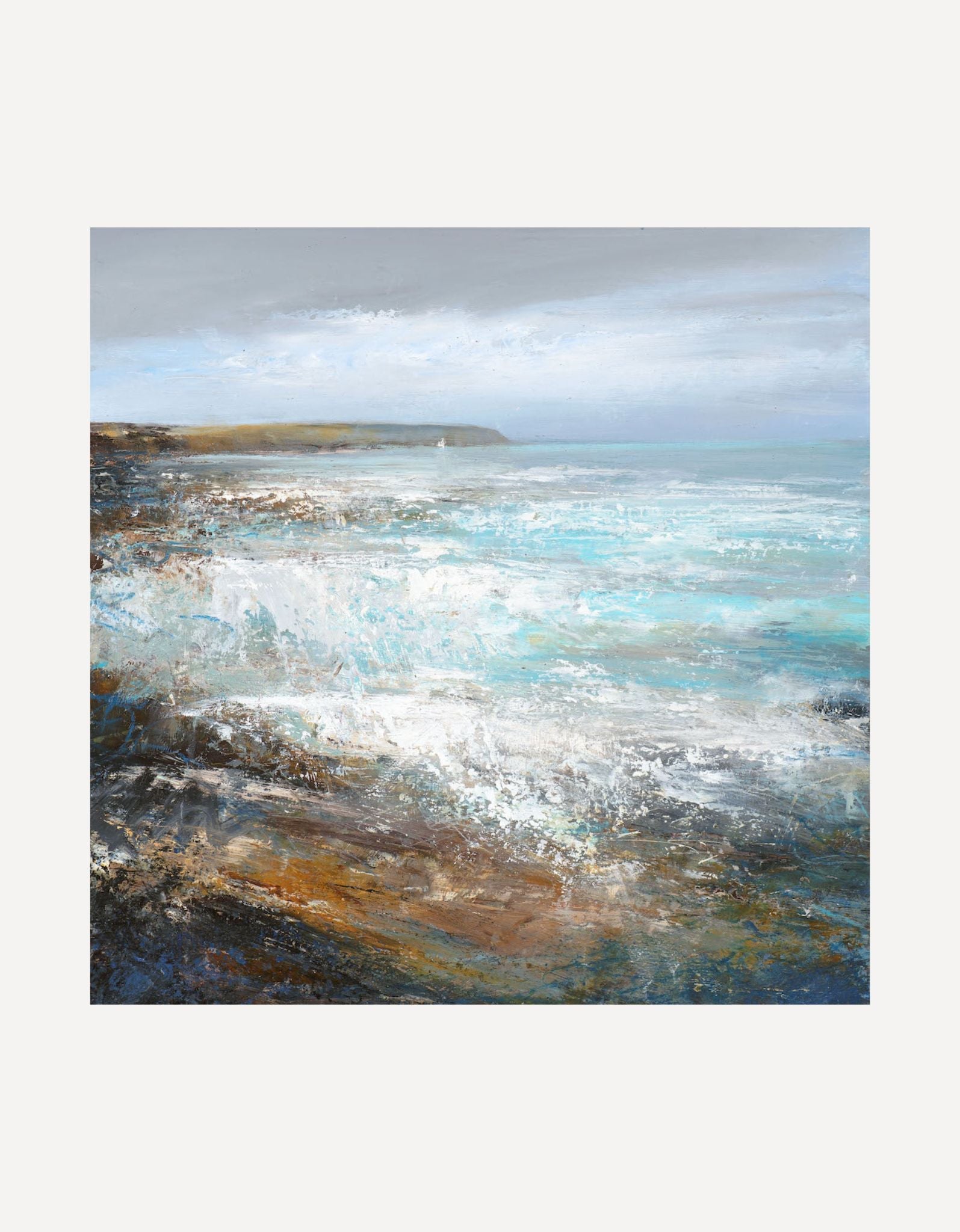 Summer Seas Falmouth Bay - Amanda Hoskin - Beside The Wave