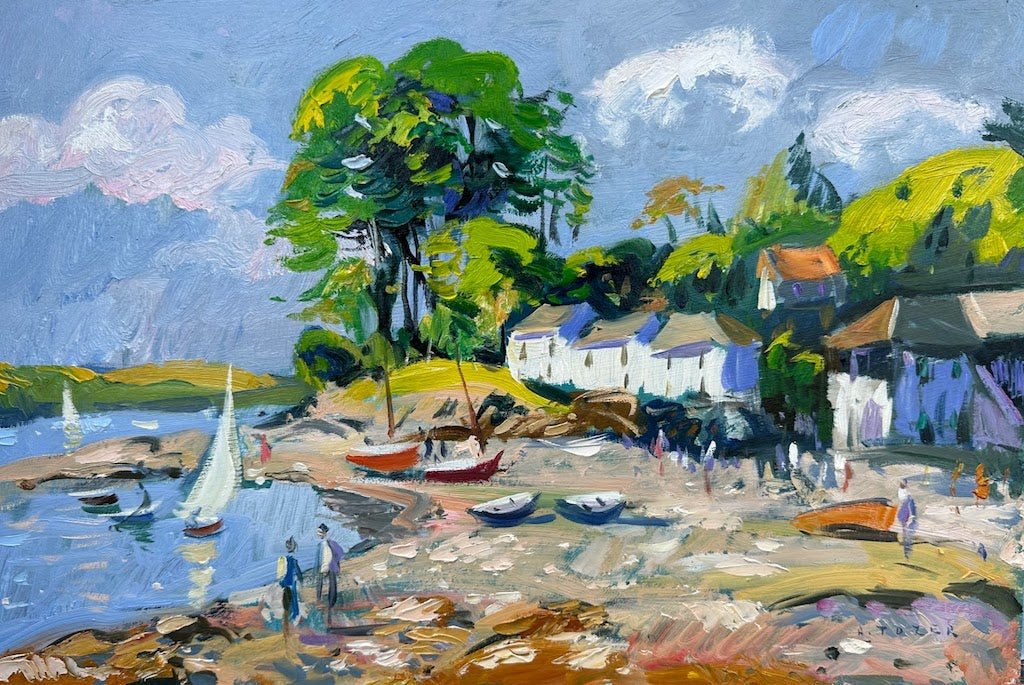 Summertime Bliss at Helford Passage - Andrew Tozer - Beside The Wave