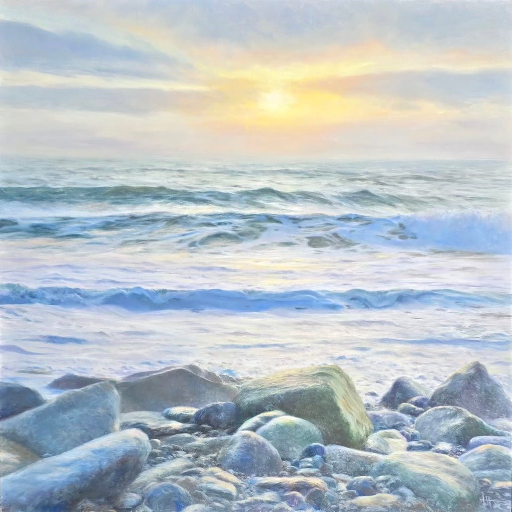 Sunburst Over Stones - Hazel Ashe - Beside The Wave