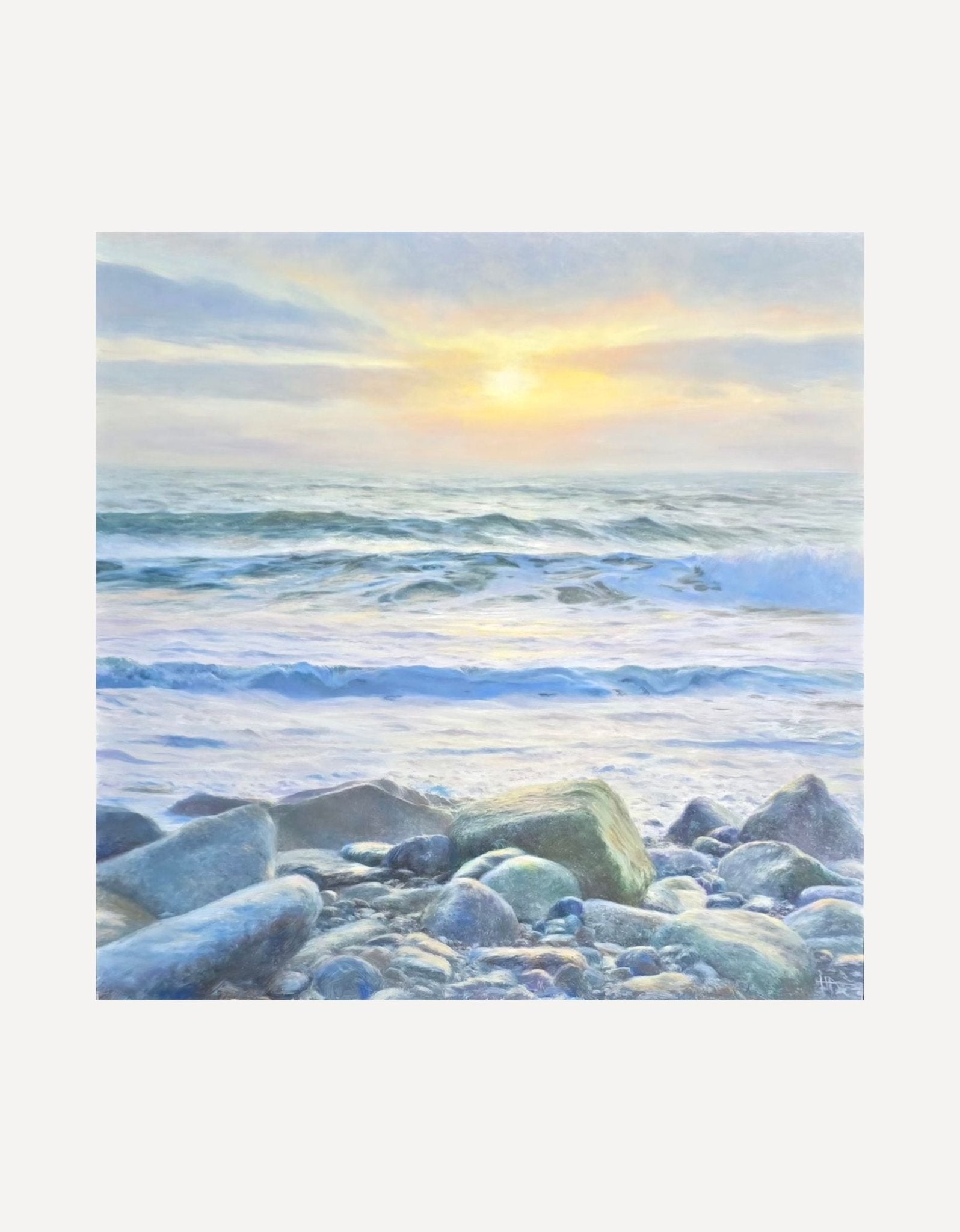 Sunburst Over Stones - Hazel Ashe - Beside The Wave