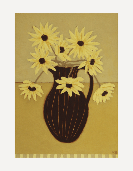 Sunflower Jug - Katie Roberts - Beside The Wave