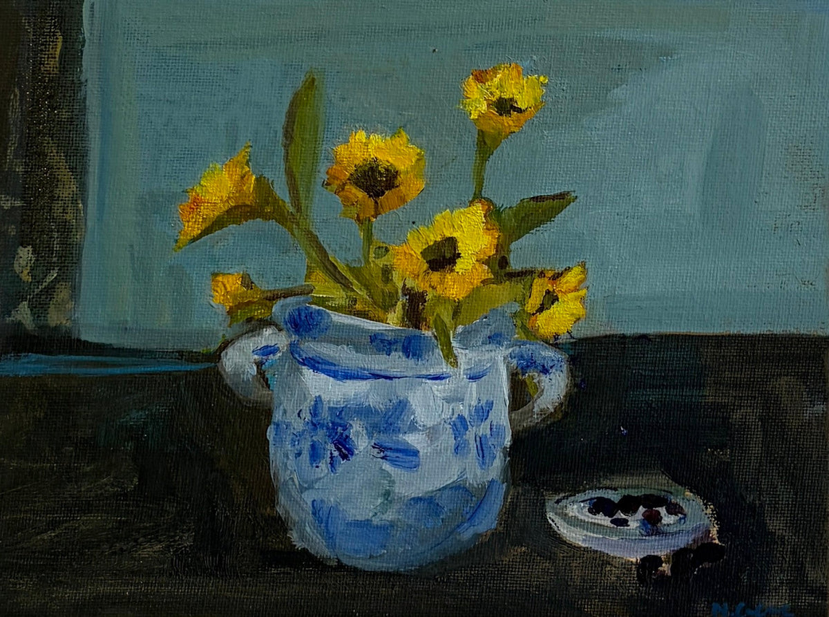 Sunflowers and grapes-Nancy Crewe-Beside The Wave