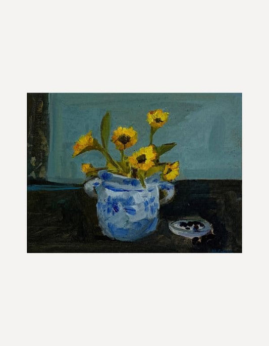 Sunflowers and grapes-Nancy Crewe-Beside The Wave