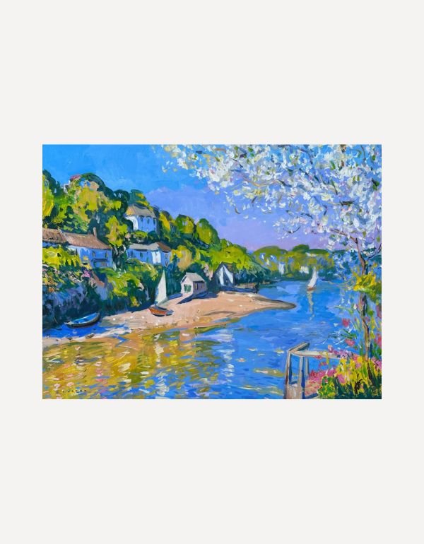 Sunny Afternoon at Helford Village - Andrew Tozer - Beside The Wave