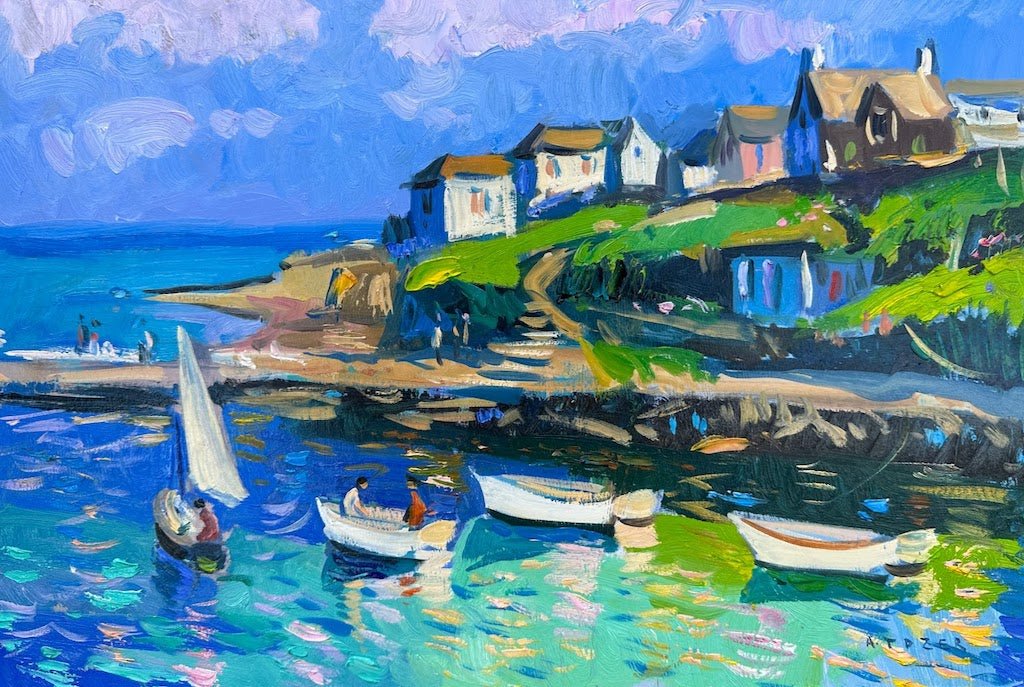Sunny Afternoon at Portscatho - Andrew Tozer - Beside The Wave