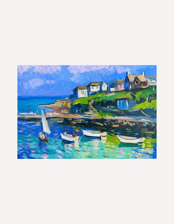 Sunny Afternoon at Portscatho - Andrew Tozer - Beside The Wave