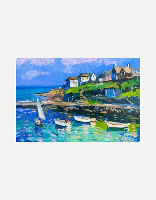 Sunny Afternoon at Portscatho - Andrew Tozer - Beside The Wave