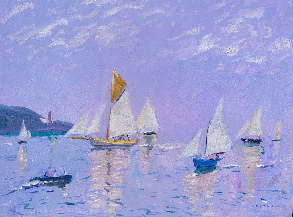 Sunny Afternoon Sailing off Falmouth - Andrew Tozer - Beside The Wave