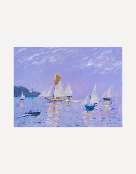 Sunny Afternoon Sailing off Falmouth - Andrew Tozer - Beside The Wave