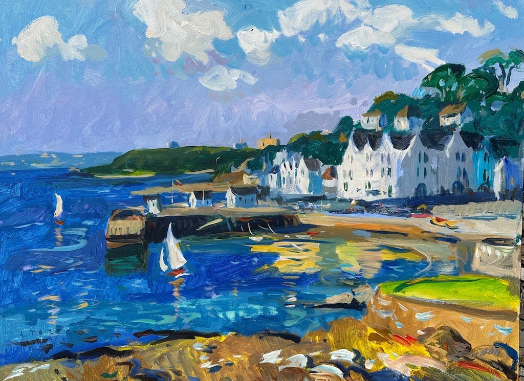 Sunny Sailing at St Mawes - Andrew Tozer - Beside The Wave