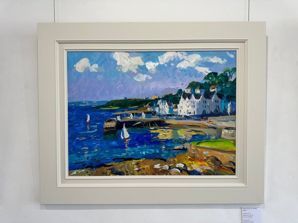 Sunny Sailing at St Mawes - Andrew Tozer - Beside The Wave