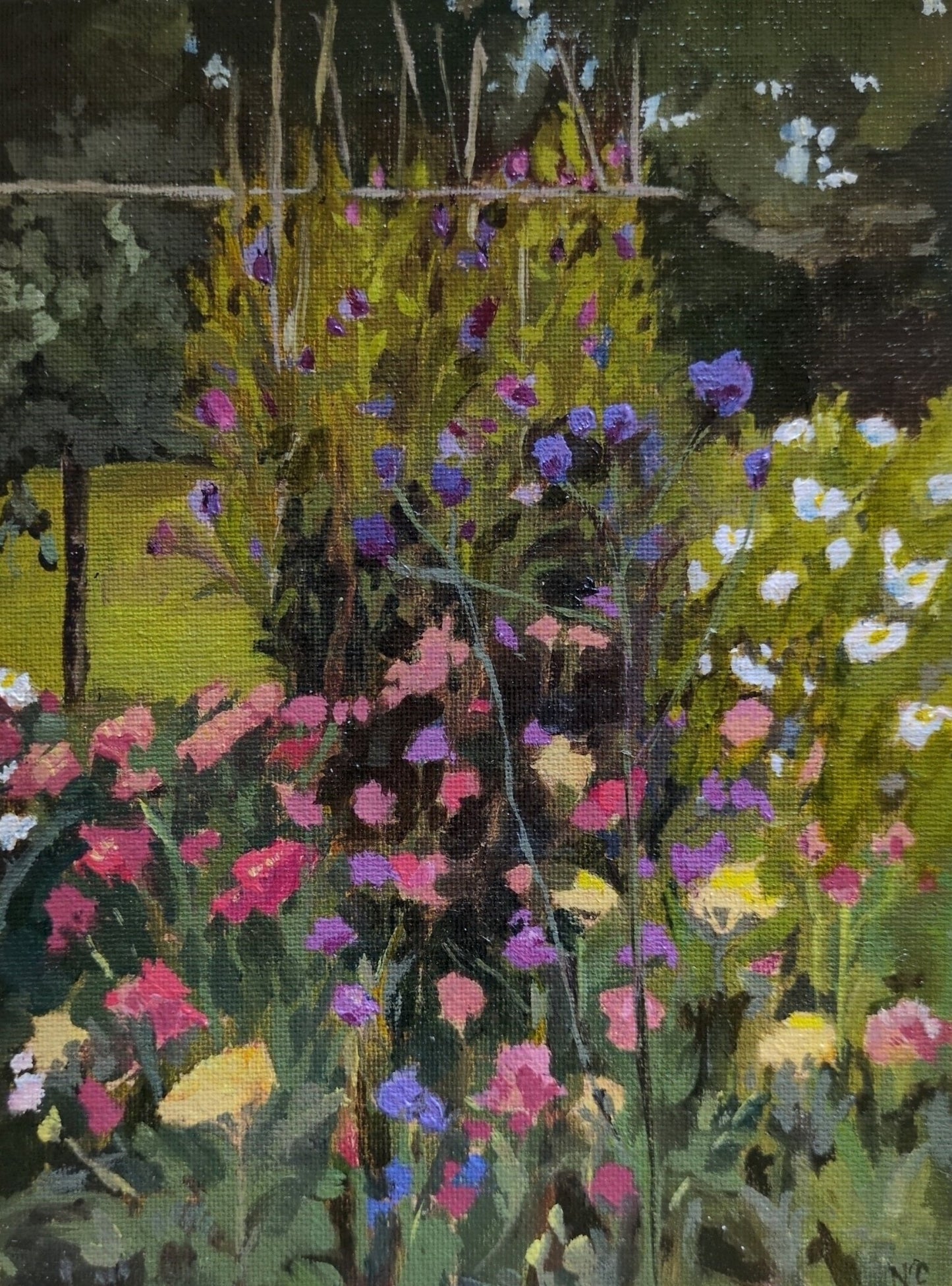 Sweet Peas - Nancy Crewe - Beside The Wave