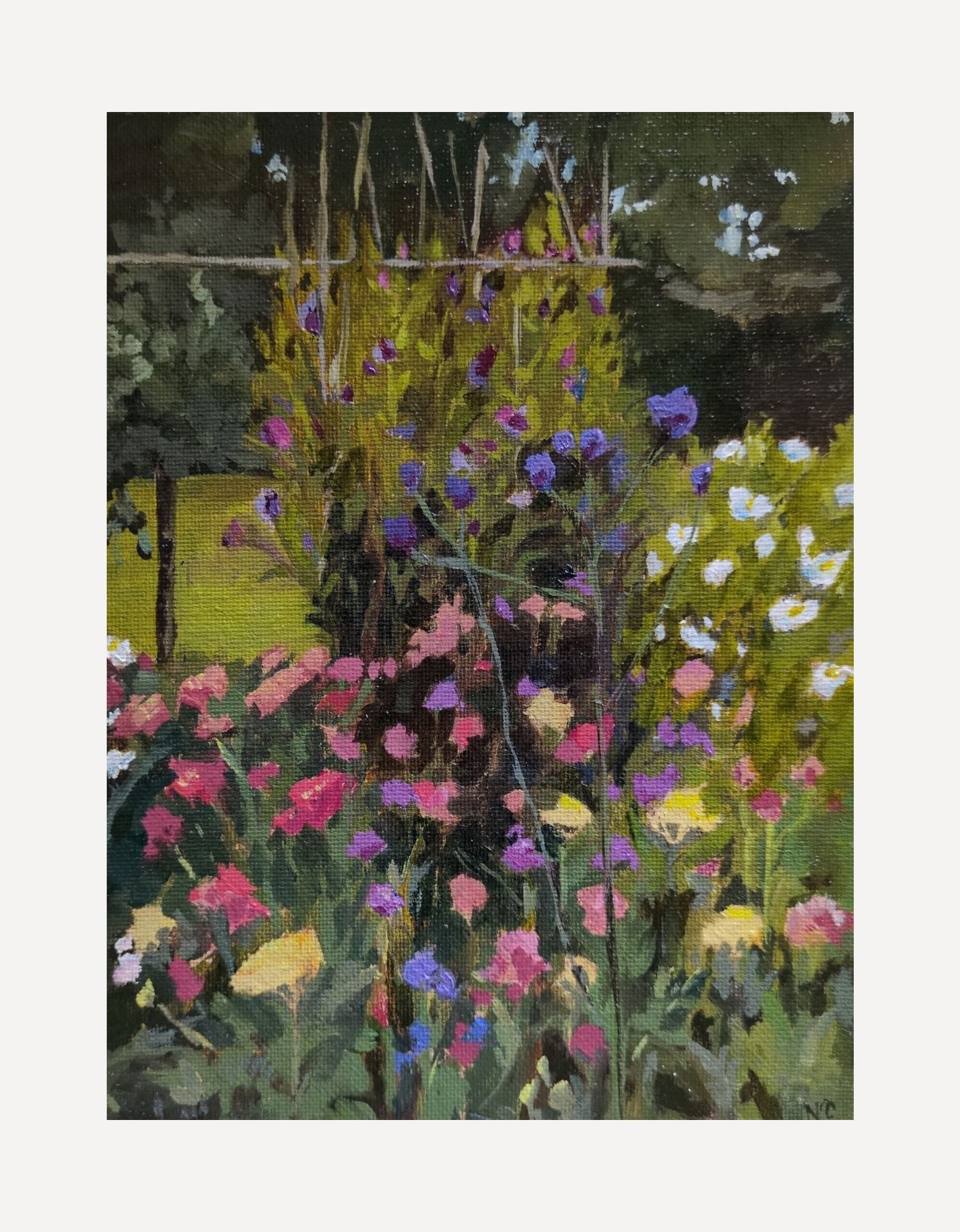 Sweet Peas - Nancy Crewe - Beside The Wave