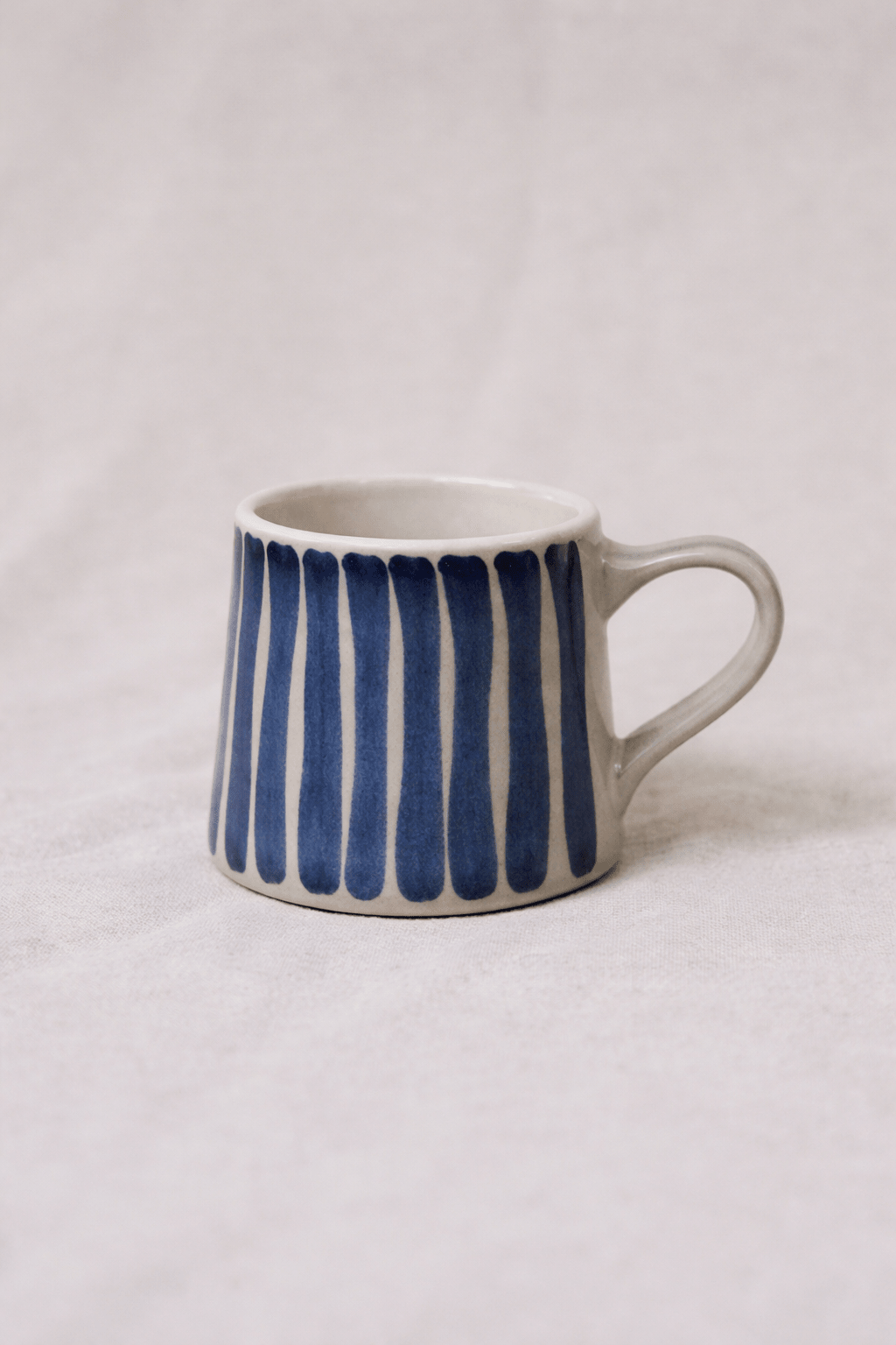 Tall Mug (Cobalt Stripe) - Emily Tapp - Beside The Wave