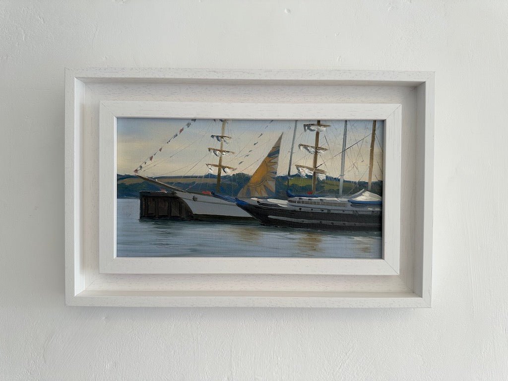 Tall Ships in the Docks - Oliver Makeham - Beside The Wave