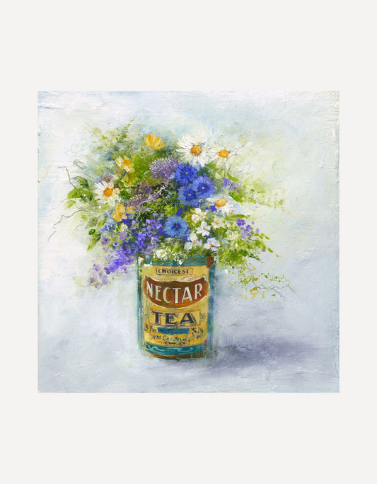 Tea and Flowers-Amanda Hoskin-Beside The Wave