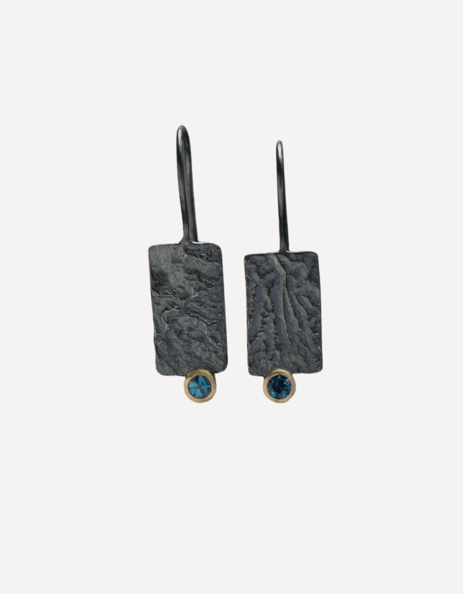 Textured Monolith Drop Earrings - My Store - Beside The Wave